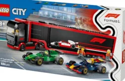 LEGO® City 60445 F1 Transporter mit RB20 & AMR24 F1 Rennautos | Teddy Toys Kinderwelt