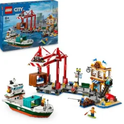 LEGO® City 60422 Hafen mit Frachtschiff | Teddy Toys Kinderwelt