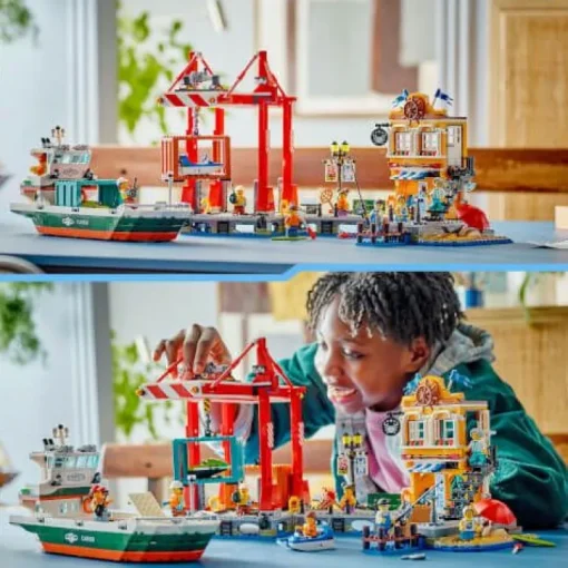 LEGO® City 60422 Hafen mit Frachtschiff | Teddy Toys Kinderwelt