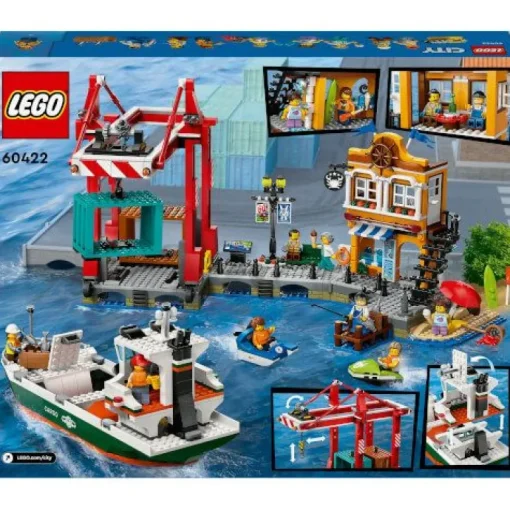 LEGO® City 60422 Hafen mit Frachtschiff | Teddy Toys Kinderwelt