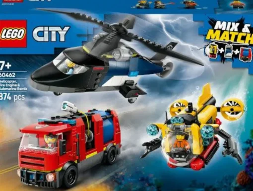 LEGO® City 60462 Kombinationsset mit Hubschrauber, Löschauto und | Teddy Toys Kinderwelt