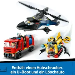 LEGO® City 60462 Kombinationsset mit Hubschrauber, Löschauto und | Teddy Toys Kinderwelt