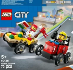 LEGO® City 60458 Pizzalieferwagen vs. Löschauto | Teddy Toys Kinderwelt