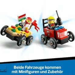 LEGO® City 60458 Pizzalieferwagen vs. Löschauto | Teddy Toys Kinderwelt