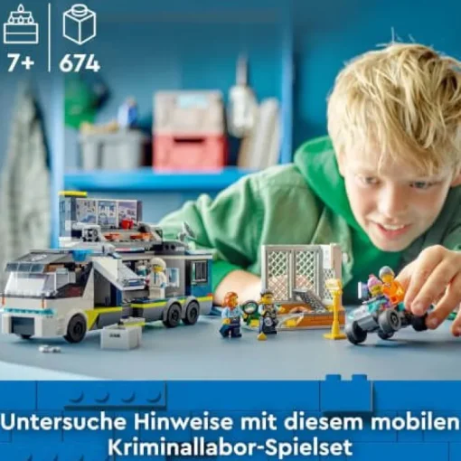 LEGO® City 60418 Polizeitruck mit Labor | Teddy Toys Kinderwelt