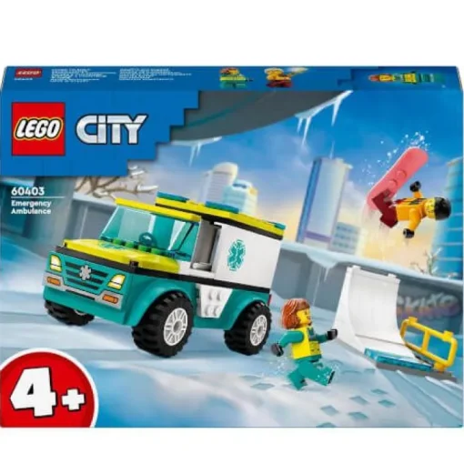 LEGO® City 60403 Rettungswagen und Snowboarder | Teddy Toys Kinderwelt