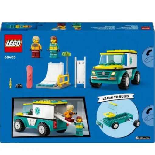 LEGO® City 60403 Rettungswagen und Snowboarder | Teddy Toys Kinderwelt