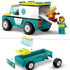 LEGO® City 60403 Rettungswagen und Snowboarder | Teddy Toys Kinderwelt