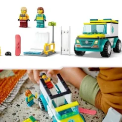 LEGO® City 60403 Rettungswagen und Snowboarder | Teddy Toys Kinderwelt