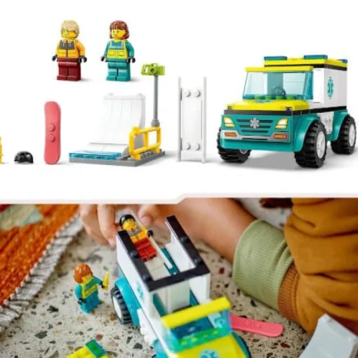 LEGO® City 60403 Rettungswagen und Snowboarder | Teddy Toys Kinderwelt