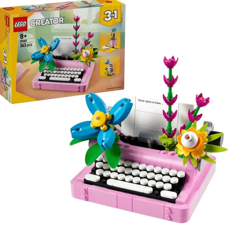 LEGO® Creator 3 in 1 - Schreibmaschine Mit Blumen | Teddy Toys Kinderwelt