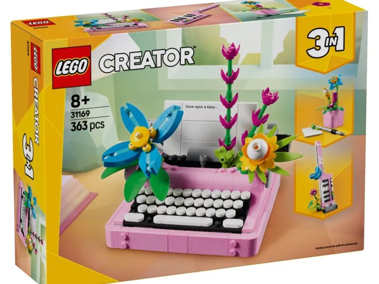 LEGO® Creator 3 in 1 - Schreibmaschine Mit Blumen | Teddy Toys Kinderwelt