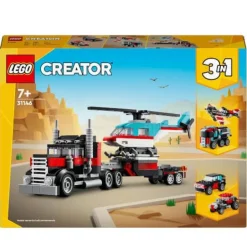 LEGO® Creator 31146 Tieflader mit Hubschrauber | Teddy Toys Kinderwelt