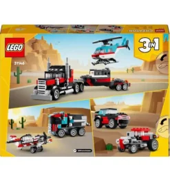 LEGO® Creator 31146 Tieflader mit Hubschrauber | Teddy Toys Kinderwelt