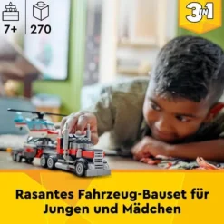 LEGO® Creator 31146 Tieflader mit Hubschrauber | Teddy Toys Kinderwelt