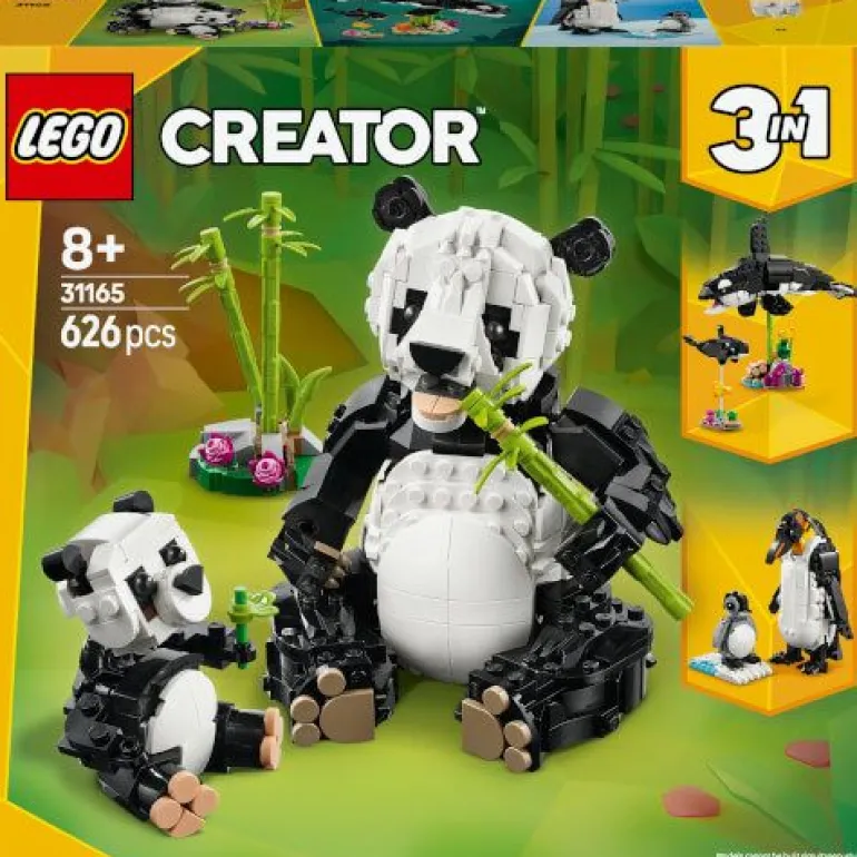 LEGO® Creator 31165 Wilde Tiere: Pandafamilie | Teddy Toys Kinderwelt