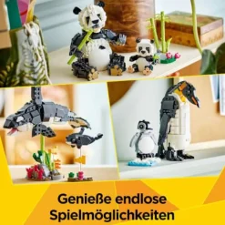 LEGO® Creator 31165 Wilde Tiere: Pandafamilie | Teddy Toys Kinderwelt