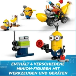 LEGO Despicable Me 75580 Minions und das Bananen Auto | Teddy Toys Kinderwelt