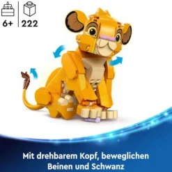 LEGO® Disney Classic 43243 Simba, das Löwenjunge des Königs | Teddy Toys Kinderwelt