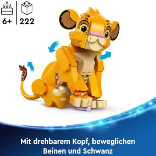 LEGO® Disney Classic 43243 Simba, das Löwenjunge des Königs | Teddy Toys Kinderwelt