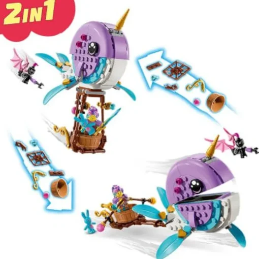 LEGO® Dreamzzz 71472 Izzies Narwal-Heißluftballon | Teddy Toys Kinderwelt