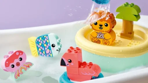 LEGO® DUPLO 10966 Badewannenspaß: Schwimmende Tierinsel | Teddy Toys Kinderwelt