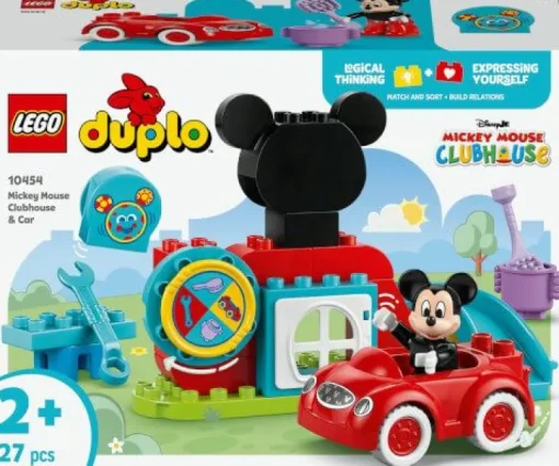 LEGO® DUPLO 10454 Disney Mickys Clubhaus und Auto | Teddy Toys Kinderwelt