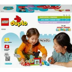 LEGO® DUPLO 10454 Disney Mickys Clubhaus und Auto | Teddy Toys Kinderwelt