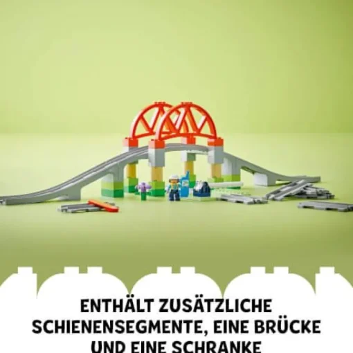 LEGO® DUPLO 10426 Eisenbahnbrücke und Schienen – Erweiterungsset | Teddy Toys Kinderwelt