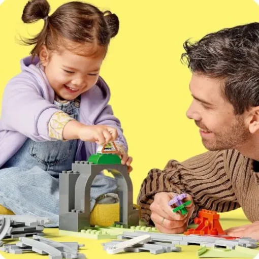LEGO® DUPLO 10425 Eisenbahntunnel und Schienen – Erweiterungsset | Teddy Toys Kinderwelt