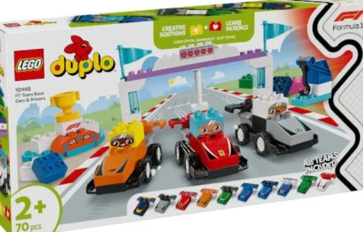 LEGO® DUPLO 10445 F1 Team Rennautos mit Rennfahrern | Teddy Toys Kinderwelt