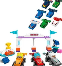 LEGO® DUPLO 10445 F1 Team Rennautos mit Rennfahrern | Teddy Toys Kinderwelt