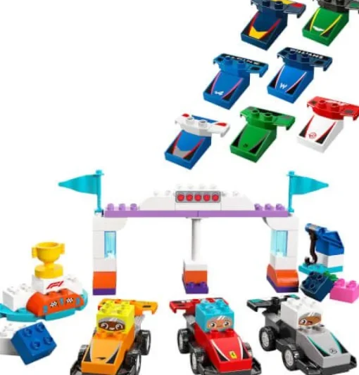 LEGO® DUPLO 10445 F1 Team Rennautos mit Rennfahrern | Teddy Toys Kinderwelt