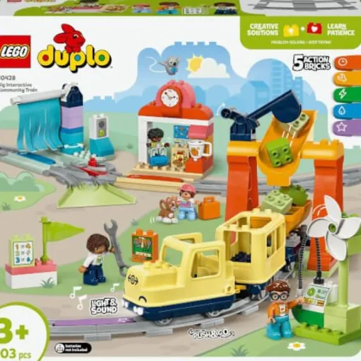 LEGO® DUPLO 10428 Große interaktive Eisenbahn | Teddy Toys Kinderwelt