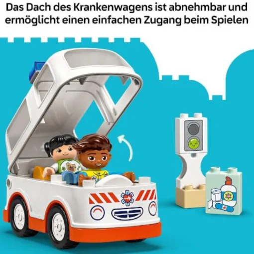 LEGO® DUPLO 10447 Rettungswagen mit Fahrer | Teddy Toys Kinderwelt