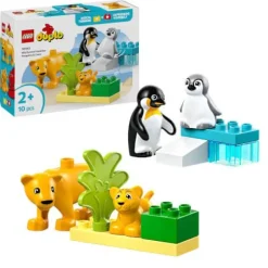 LEGO® DUPLO 10442 Wildtier-Familien: Pinguine und Löwen | Teddy Toys Kinderwelt