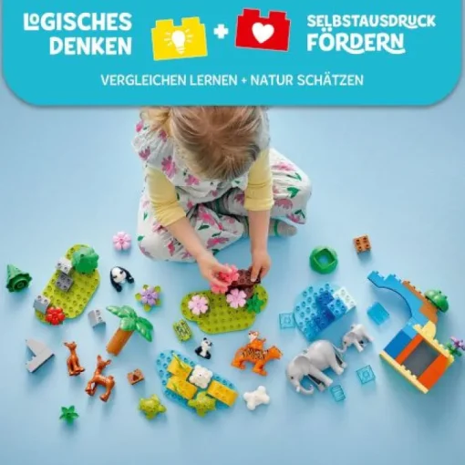 LEGO® DUPLO 10446 Wildtier-Familien 3-in-1-Set | Teddy Toys Kinderwelt