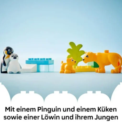 LEGO® DUPLO 10442 Wildtier-Familien: Pinguine und Löwen | Teddy Toys Kinderwelt