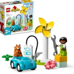 LEGO DUPLO Town 10985 Windrad und Elektroauto | Teddy Toys Kinderwelt