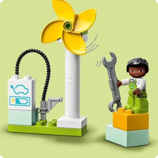 LEGO DUPLO Town 10985 Windrad und Elektroauto | Teddy Toys Kinderwelt