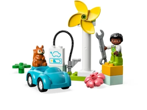 LEGO DUPLO Town 10985 Windrad und Elektroauto | Teddy Toys Kinderwelt