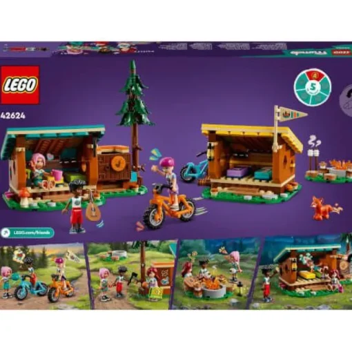 LEGO® Friends 42624 Gemütliche Hütten im Abenteuercamp | Teddy Toys Kinderwelt