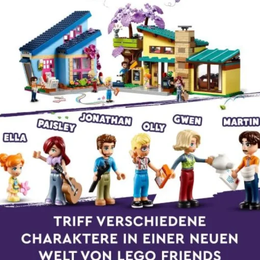 LEGO® Friends 42620 Ollys und Paisleys Familien Haus | Teddy Toys Kinderwelt