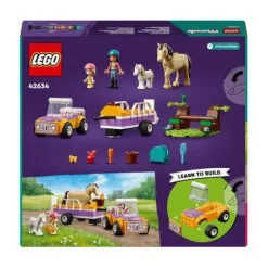 LEGO® Friends 42634 Pferde- und Pony-Anhänger | Teddy Toys Kinderwelt
