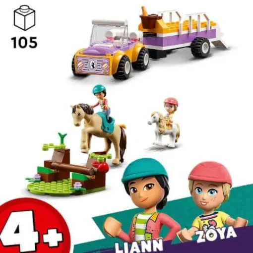 LEGO® Friends 42634 Pferde- und Pony-Anhänger | Teddy Toys Kinderwelt