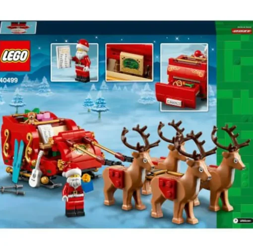 LEGO® Iconic 40499 Schlitten des Weihnachtsmanns | Teddy Toys Kinderwelt