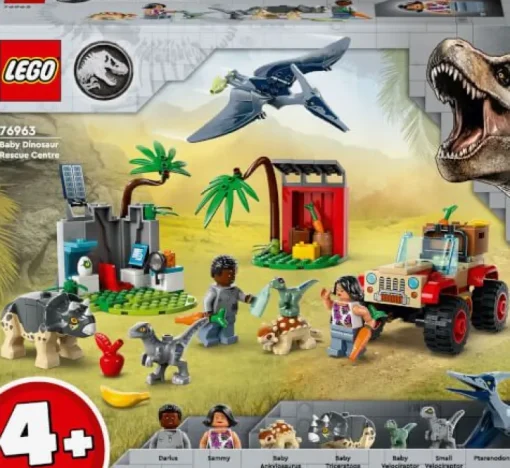 LEGO® Jurassic Wor 76963 Rettungszentrum für Baby-Dinos | Teddy Toys Kinderwelt
