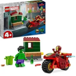 LEGO® Marvel Super Heroes™ 76287 Iron Man mit Bike und der Hulk | Teddy Toys Kinderwelt