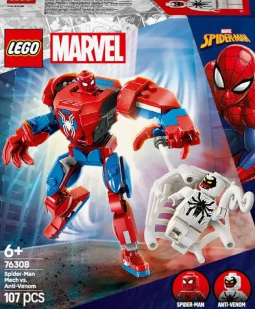 LEGO® Marvel Super Heroes™ 76308 Spider-Man Mech vs. Anti-Venom | Teddy Toys Kinderwelt