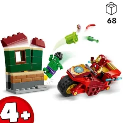 LEGO® Marvel Super Heroes™ 76287 Iron Man mit Bike und der Hulk | Teddy Toys Kinderwelt